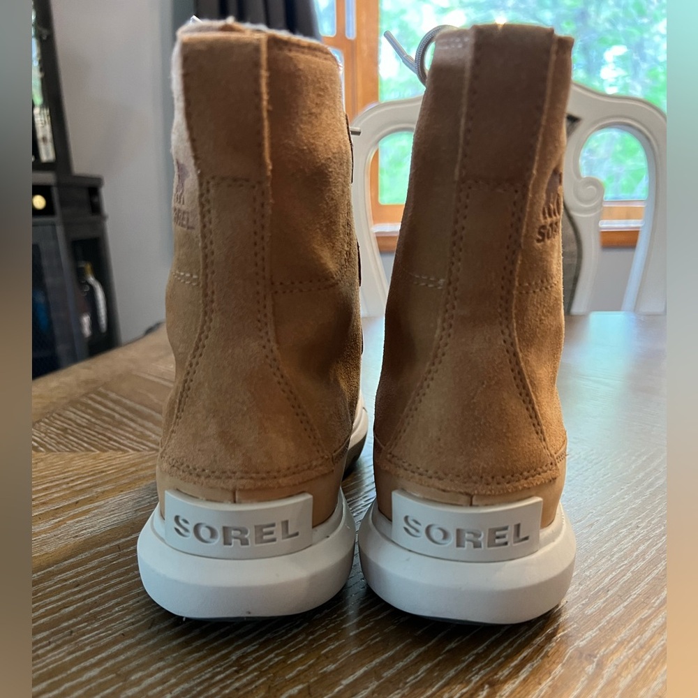 Sorel Tan and Gray Women's Lace-Up Casual Boots - Picture 5 of 13
